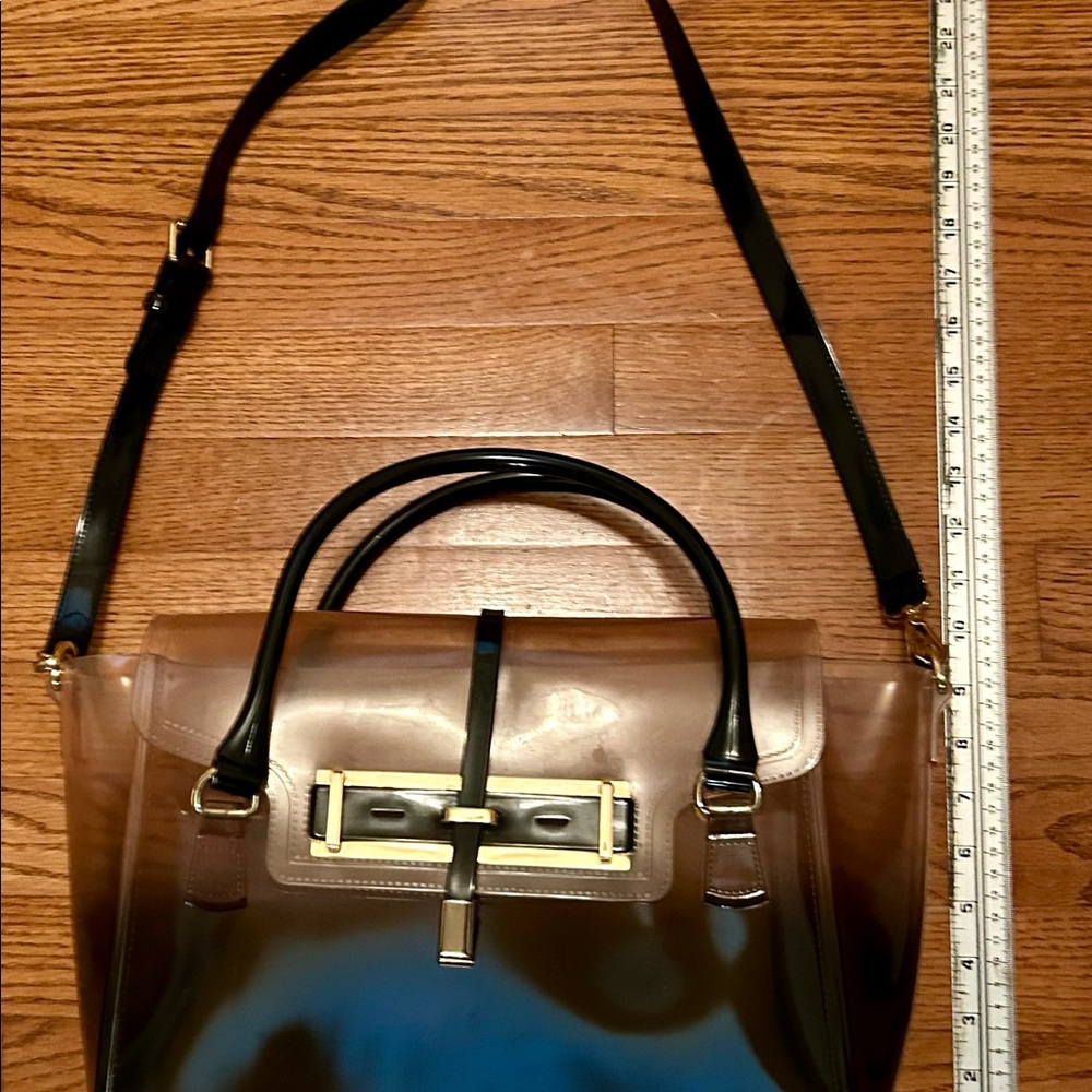 Vince Camuto Ombre Jelly Crossbody bag, blk/clear - Picture 5 of 5